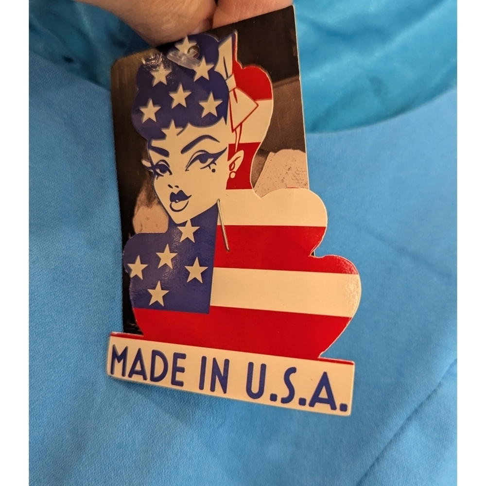 NWT Mary Blair Pinup Couture Bon Voyage Planes Dress Size Small - Picture 4 of 8